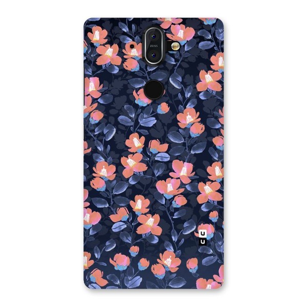 Tiny Peach Flowers Back Case for Nokia 8 Sirocco