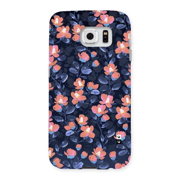 Tiny Peach Flowers Back Case for Samsung Galaxy S6