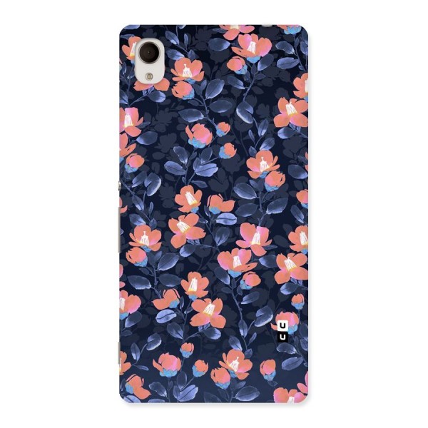 Tiny Peach Flowers Back Case for Sony Xperia M4