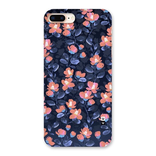 Tiny Peach Flowers Back Case for iPhone 8 Plus