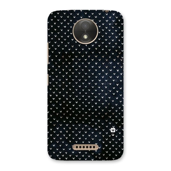 Tiny White Hearts Back Case for Moto C Plus