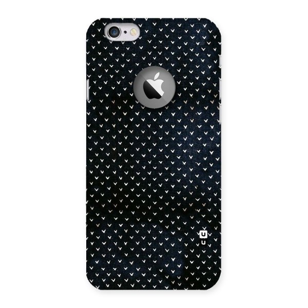 Tiny White Hearts Back Case for iPhone 6 Logo Cut