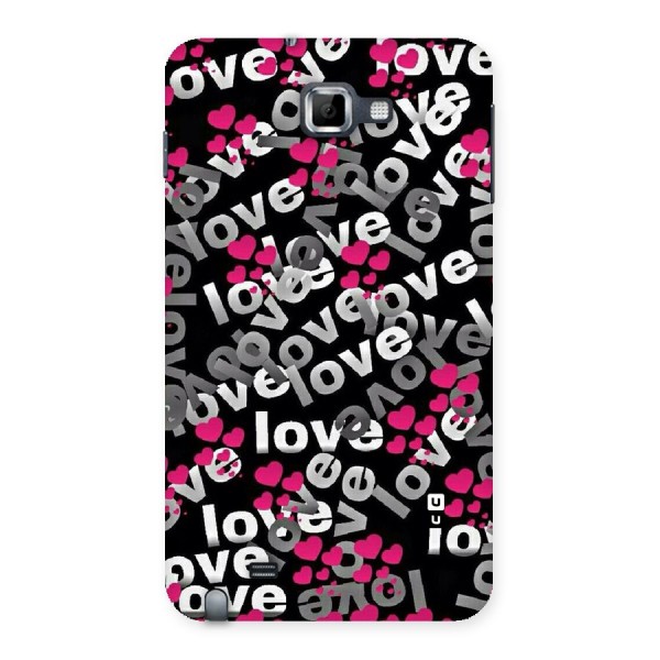 Too Much Love Back Case for Galaxy Note