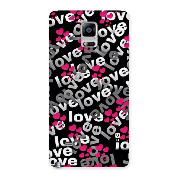 Too Much Love Back Case for Galaxy Note 4