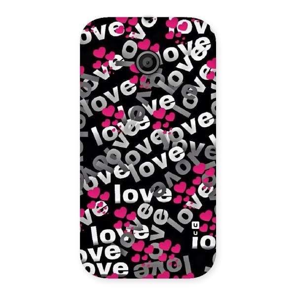 Too Much Love Back Case for Moto E