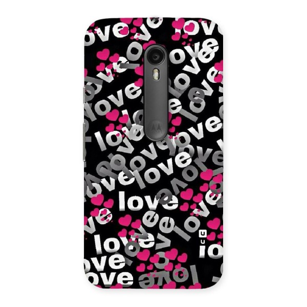 Too Much Love Back Case for Moto G3