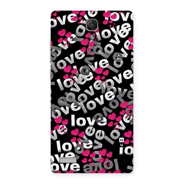 Too Much Love Back Case for Redmi Note