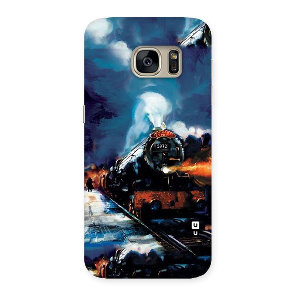 Train Art Back Case for Galaxy S7