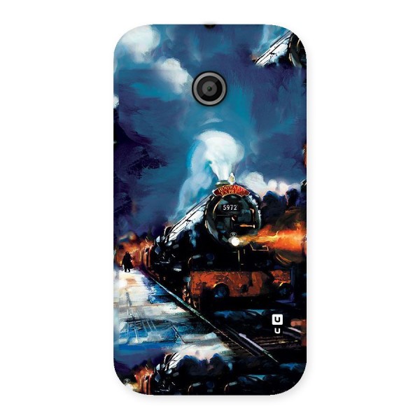 Train Art Back Case for Moto E