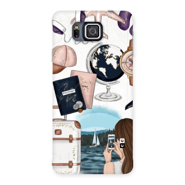 Travel Diaries Back Case for Galaxy Alpha