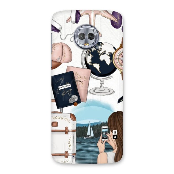 Travel Diaries Back Case for Moto G6