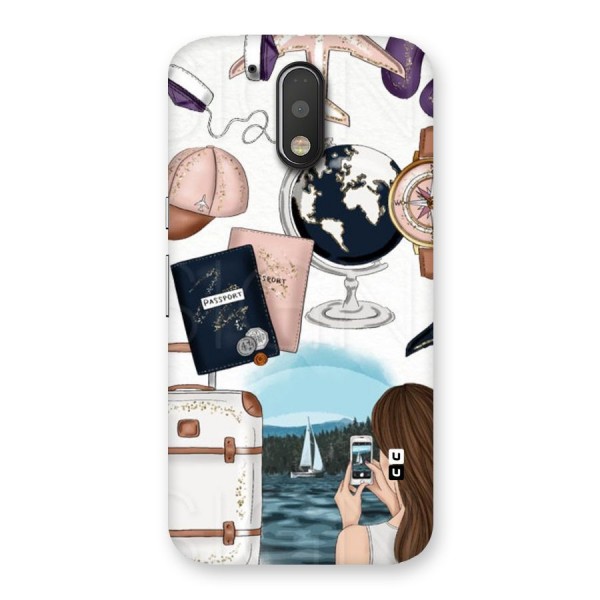 Travel Diaries Back Case for Motorola Moto G4