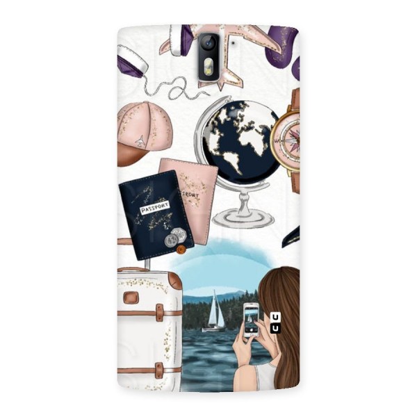 Travel Diaries Back Case for One Plus One