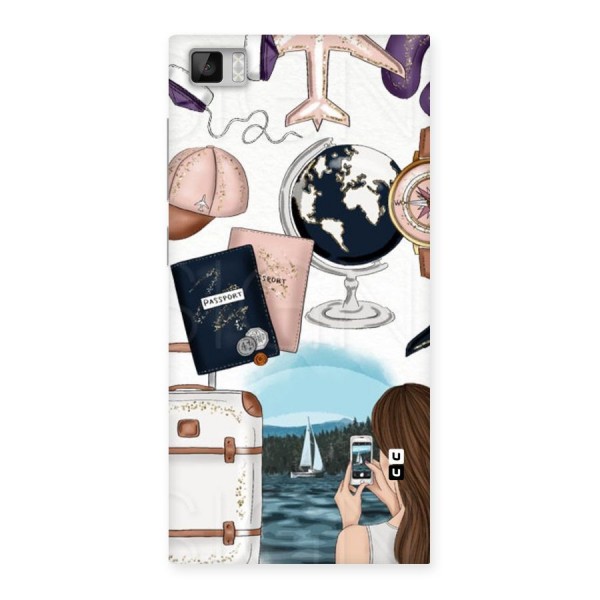 Travel Diaries Back Case for Xiaomi Mi3