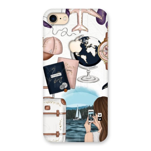 Travel Diaries Back Case for iPhone 7 Apple Cut