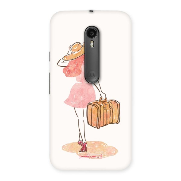 Travel Girl Back Case for Moto G3