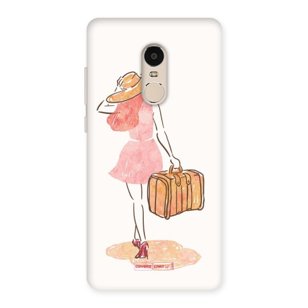 Travel Girl Back Case for Xiaomi Redmi Note 4