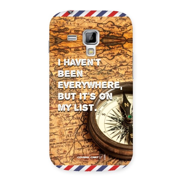 Travel Map Back Case for Galaxy S Duos