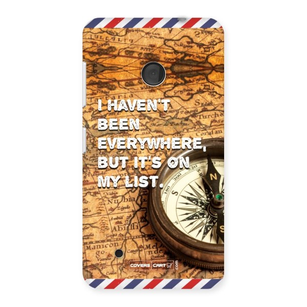 Travel Map Back Case for Lumia 530