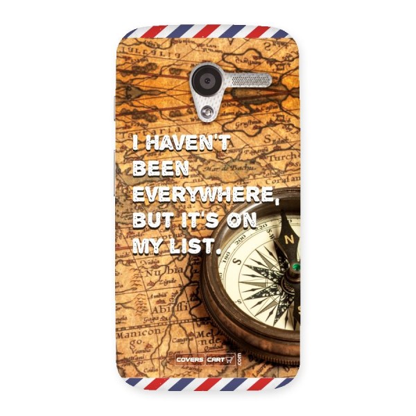 Travel Map Back Case for Moto X