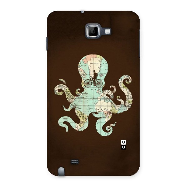 Travel Octopus Back Case for Galaxy Note