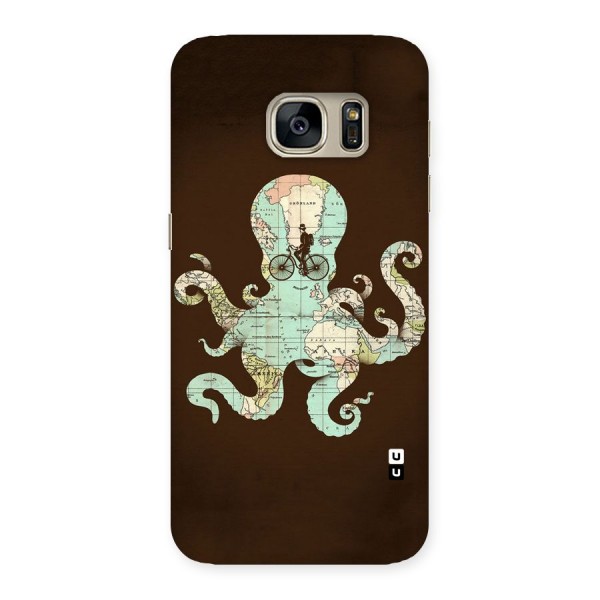 Travel Octopus Back Case for Galaxy S7