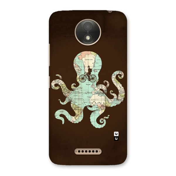 Travel Octopus Back Case for Moto C Plus