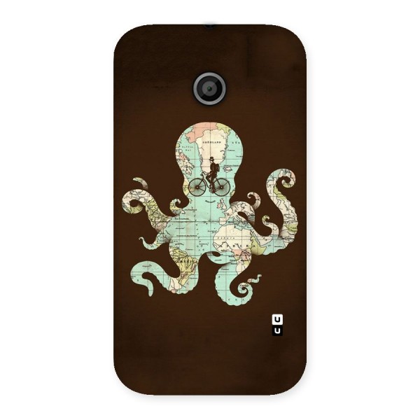 Travel Octopus Back Case for Moto E