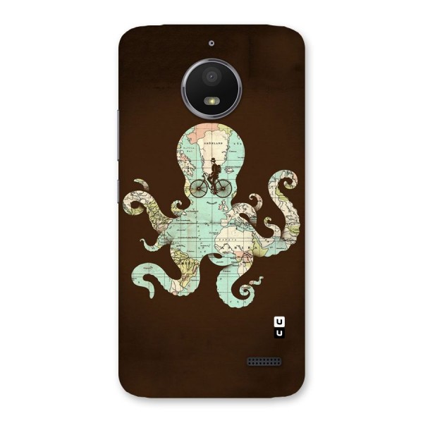 Travel Octopus Back Case for Moto E4