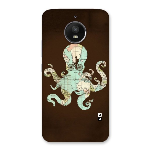 Travel Octopus Back Case for Moto E4 Plus