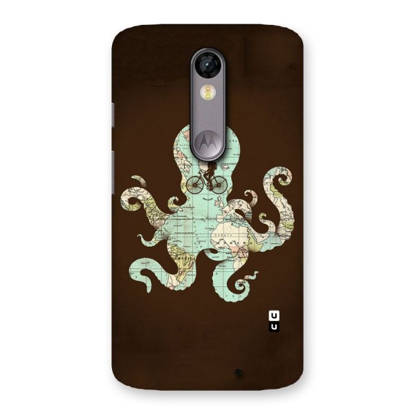 Travel Octopus Back Case for Moto X Force