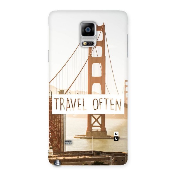 Travel Often Back Case for Galaxy Note 4