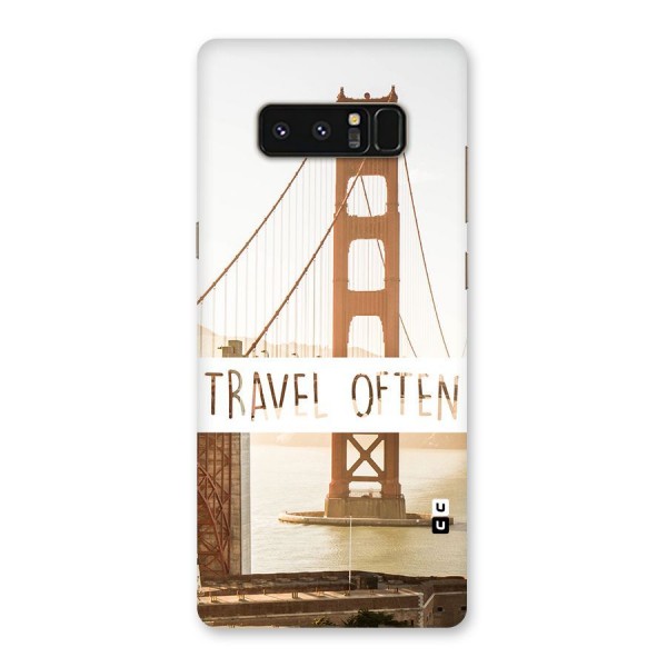 Travel Often Back Case for Galaxy Note 8