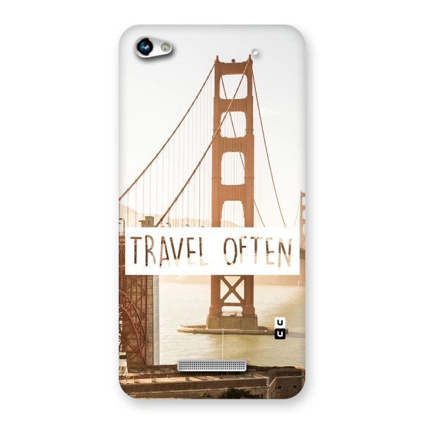 Travel Often Back Case for Micromax Hue 2