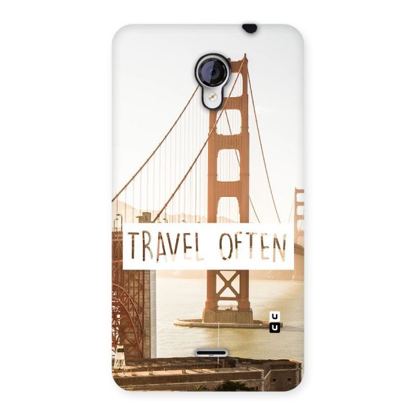 Travel Often Back Case for Micromax Unite 2 A106