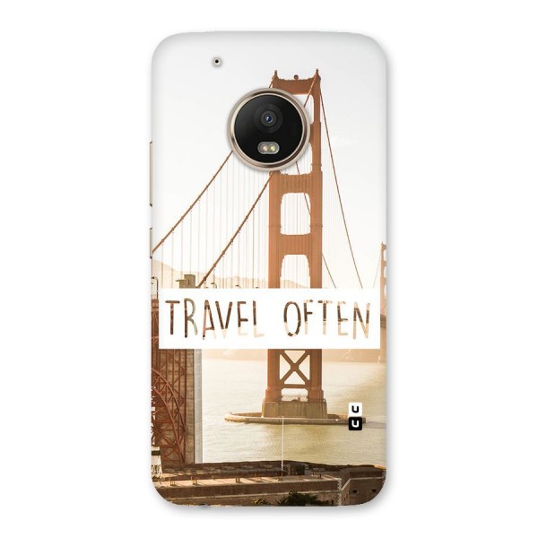 Travel Often Back Case for Moto G5 Plus