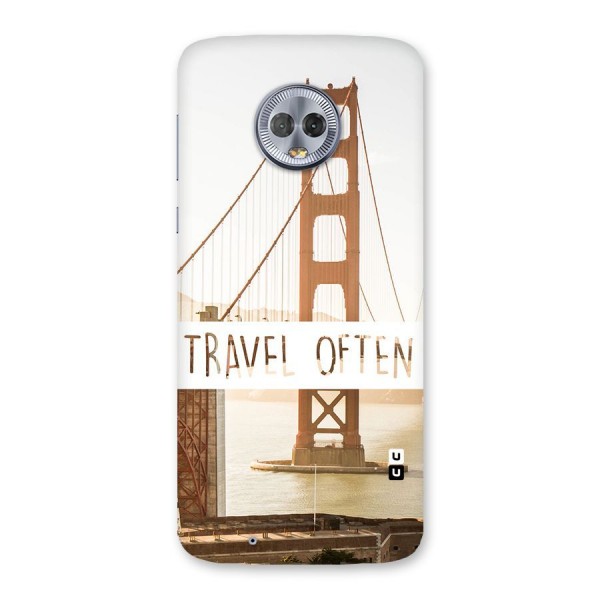 Travel Often Back Case for Moto G6