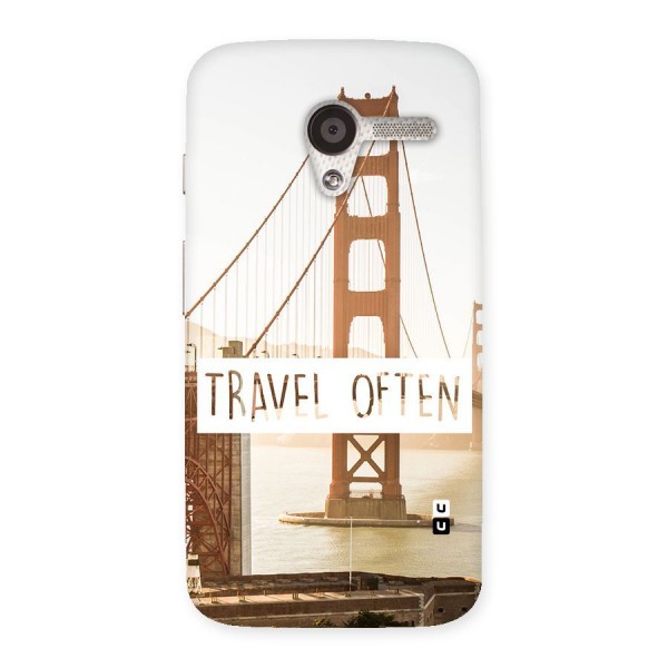 Travel Often Back Case for Moto X