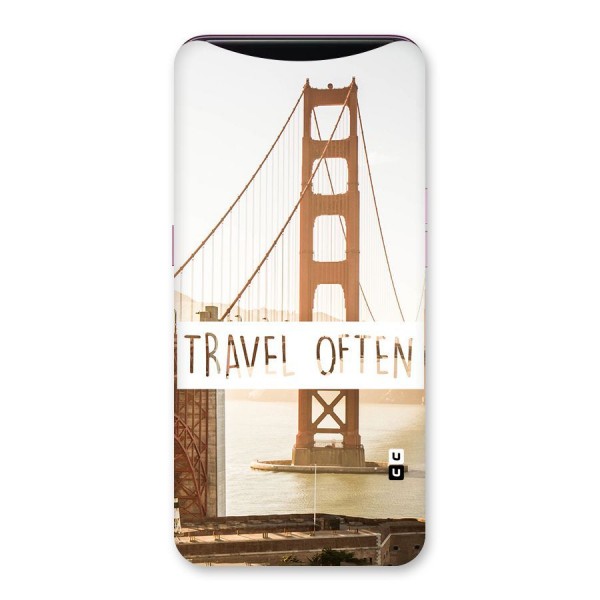 Travel Often Back Case for Oppo Find X