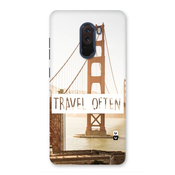 Travel Often Back Case for Poco F1