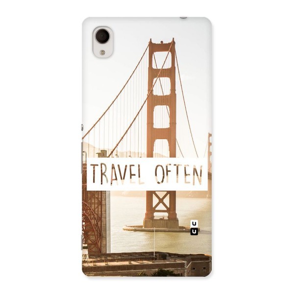 Travel Often Back Case for Sony Xperia M4