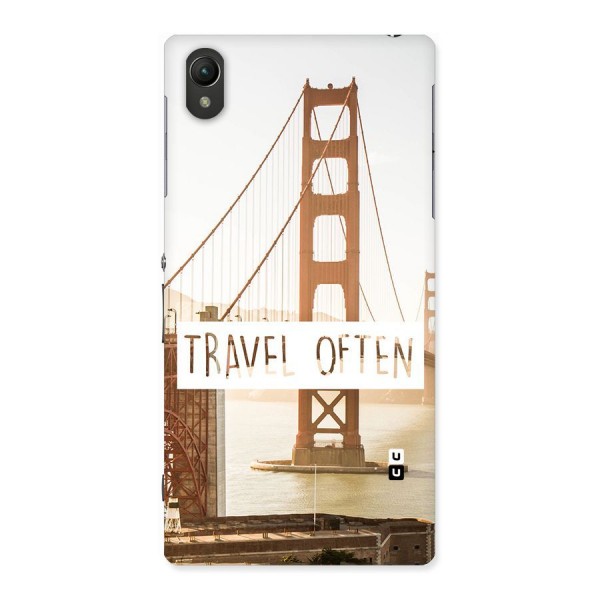 Travel Often Back Case for Sony Xperia Z1