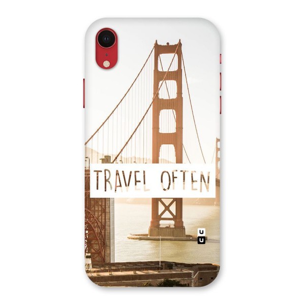 Travel Often Back Case for iPhone XR