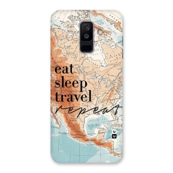 Travel Repeat Back Case for Galaxy A6 Plus