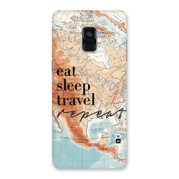 Travel Repeat Back Case for Galaxy A8 Plus