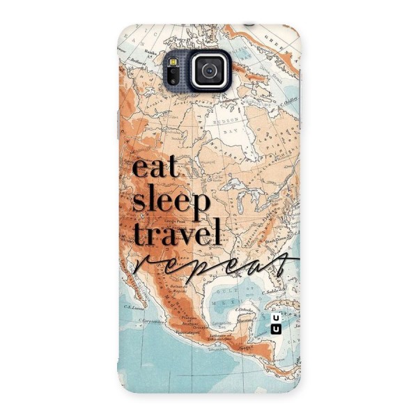 Travel Repeat Back Case for Galaxy Alpha