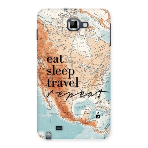 Travel Repeat Back Case for Galaxy Note