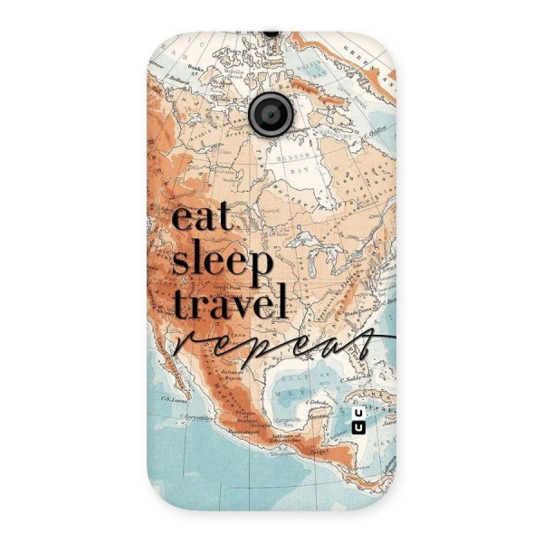 Travel Repeat Back Case for Moto E