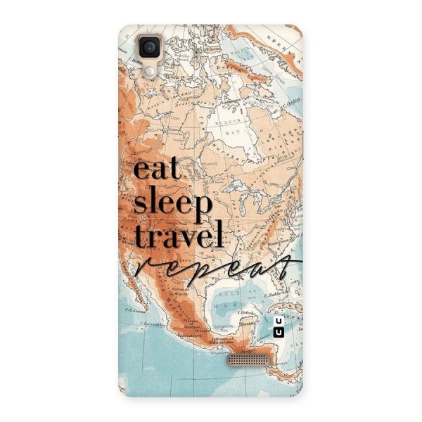 Travel Repeat Back Case for Oppo R7