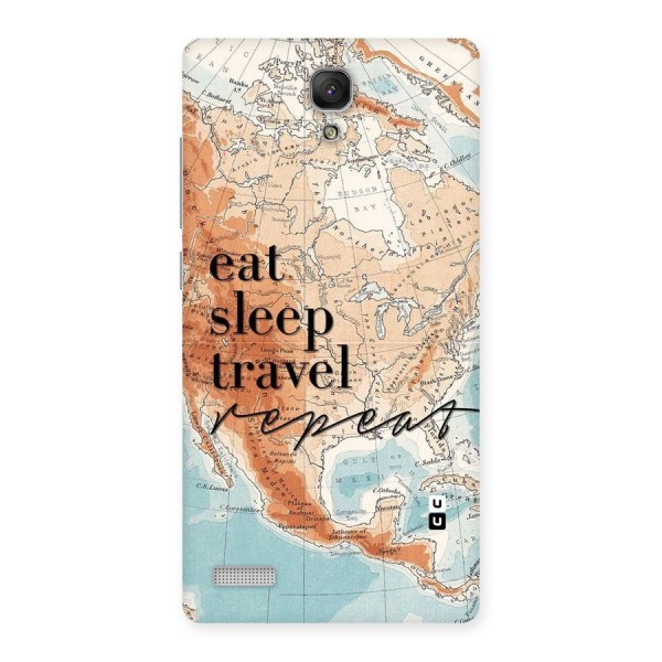 Travel Repeat Back Case for Redmi Note